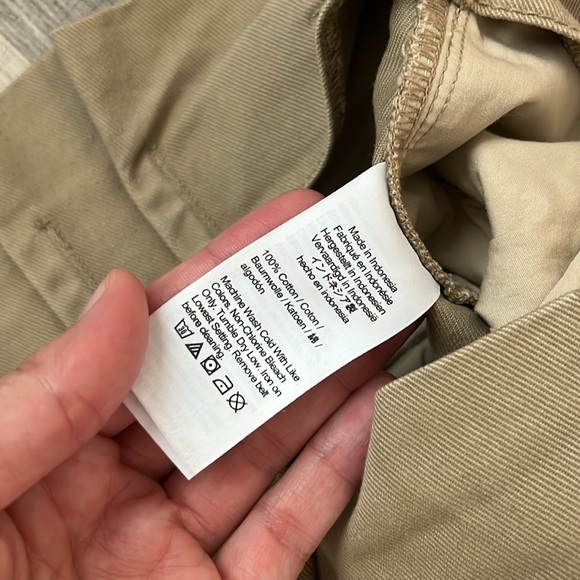 Madewell Tan Paperbag Waist Chino Pants - Picture 5 of 8